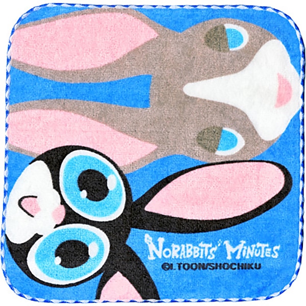 NORABBITS' MINUTES タオルハンカチ(ブルー)