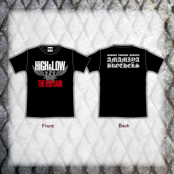 HiGH&LOW THE RED RAIN Tシャツ