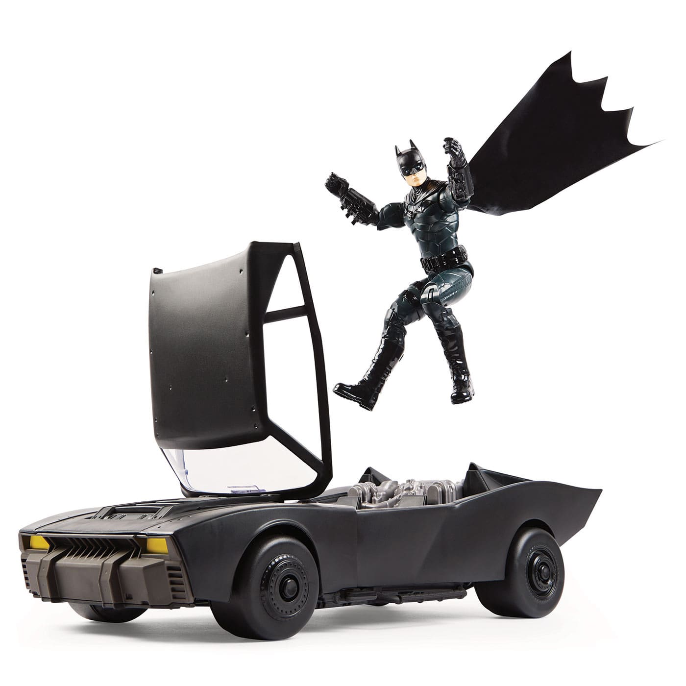 THE BATMAN−ザ・バットマン−　【スピン・マスター アクションフィギュア】12インチ　バットマン＆バットモービル