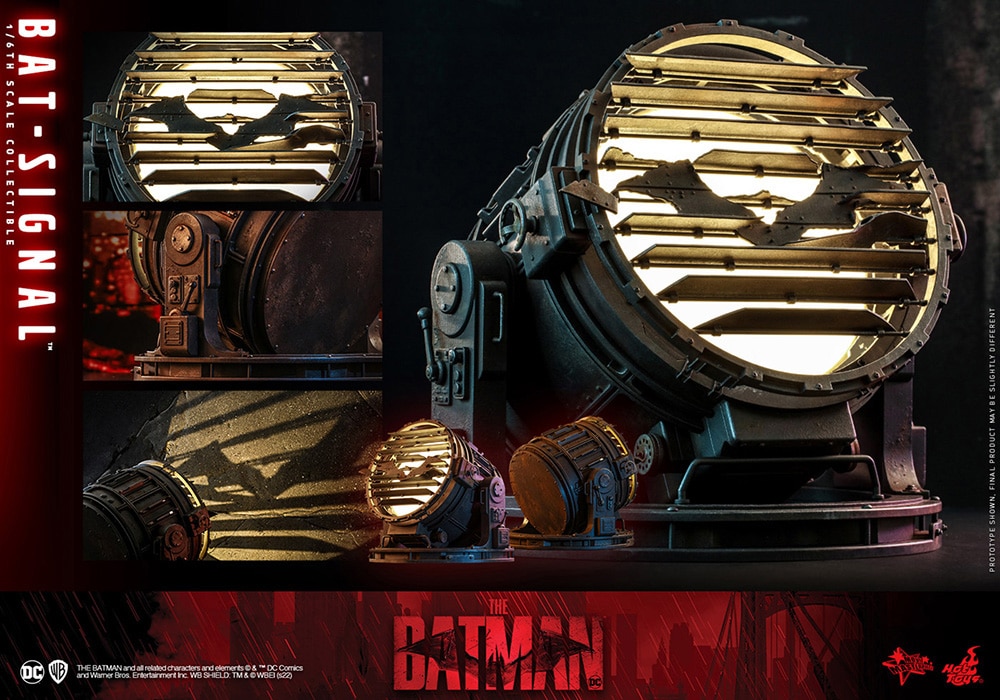THE BATMAN−ザ・バットマン−　【ムービー・マスターピース】1/6スケールフィギュア　バットシグナル投光器