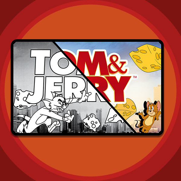 トムとジェリー Icカードステッカー モノクロ カラー トムとジェリー