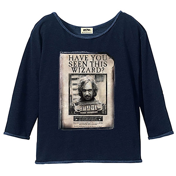 ハリー・ポッター ロングスリーブ Tシャツ1(Navy)