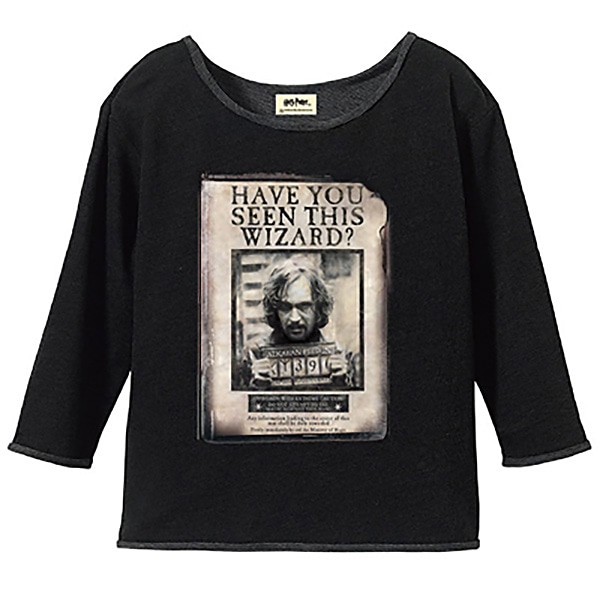 ハリー・ポッター ロングスリーブ Tシャツ1(Black)