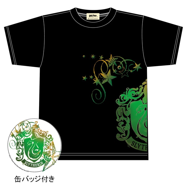 ハリー・ポッター Tシャツ5 ブラック(スリザリン)ライトL