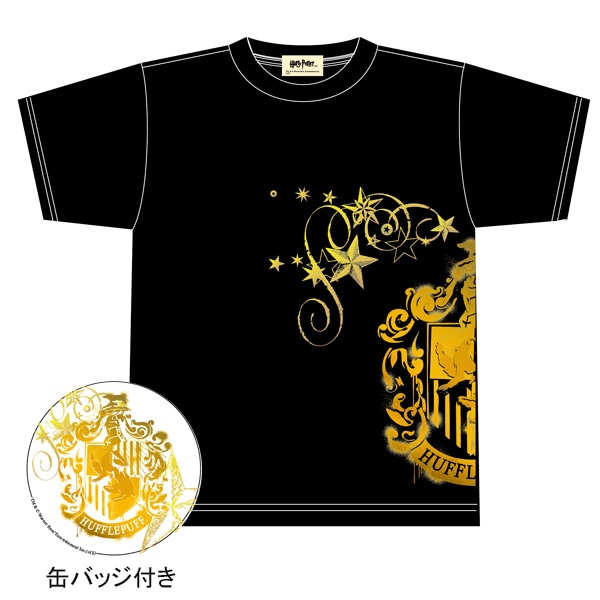 ハリー ポッター Tシャツ9 ブラック ハッフルパフ ライトs ハリー ポッター