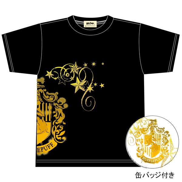 ハリー ポッター Tシャツ10 ブラック ハッフルパフ レフトs ハリー ポッター