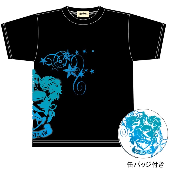 ハリー・ポッター Tシャツ14 ブラック(レイブンクロー)レフトS