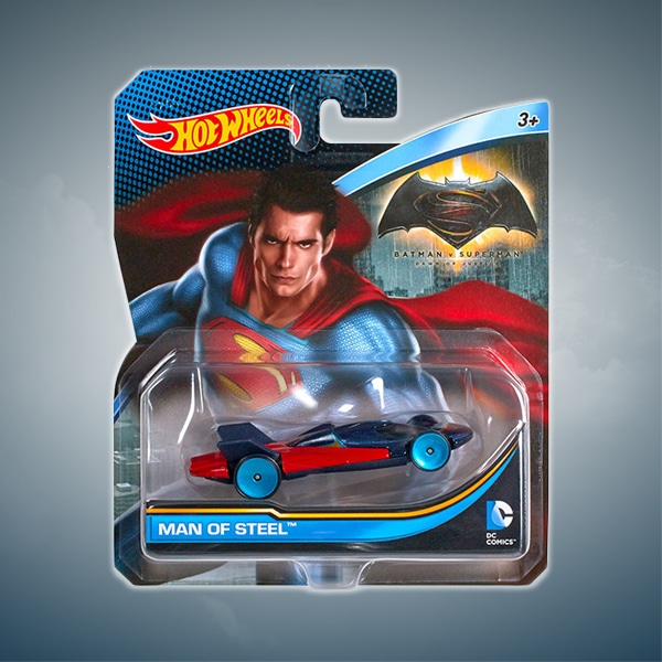 バットマン vs スーパーマン ジャスティスの誕生 ホットウィール 1/64スケール「デザイナーズ」 マン・オブ・スティール