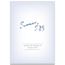 Summer of 85　劇場用プログラム